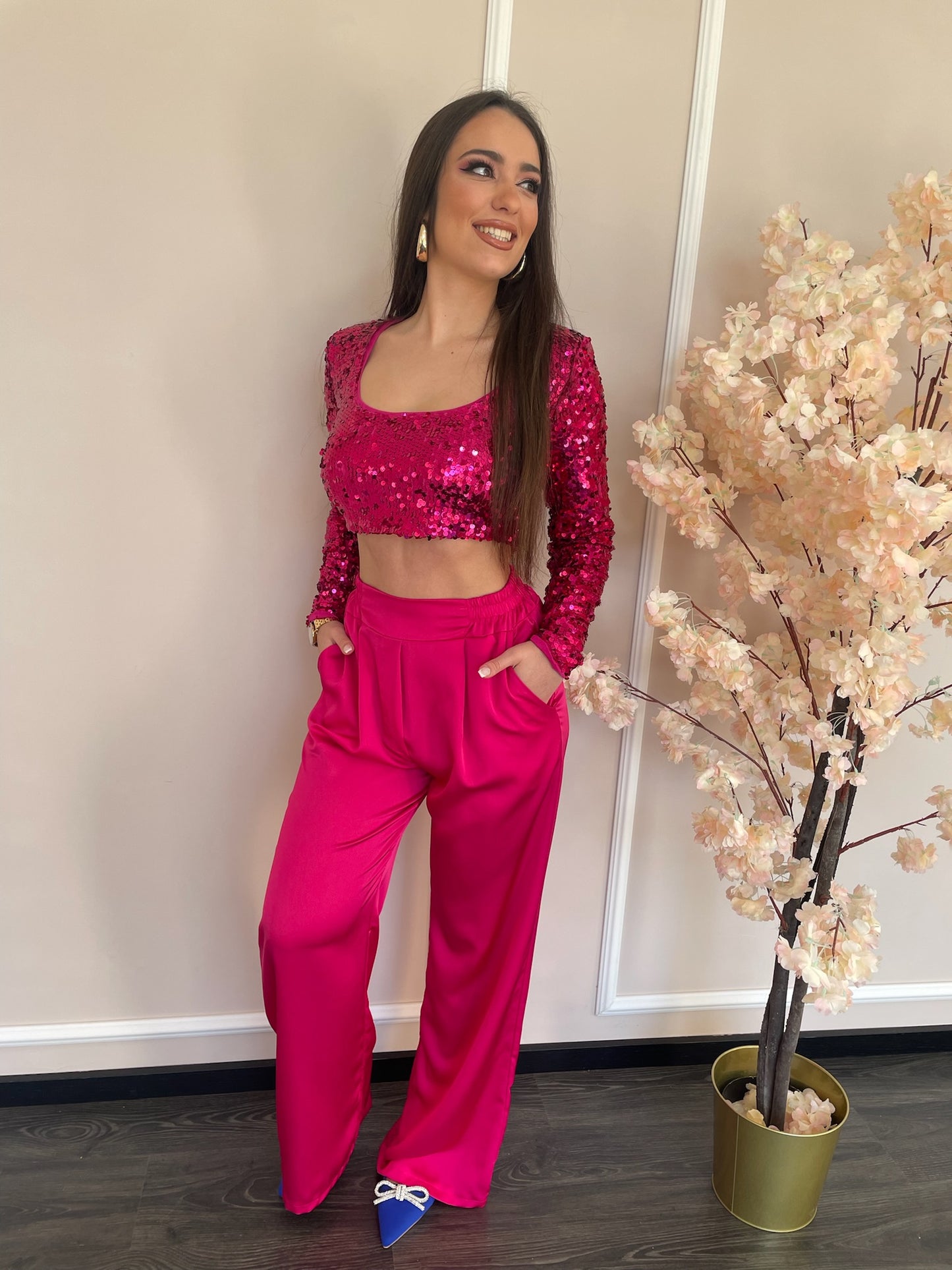 Crop Top Lantejoulas - Lumina