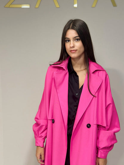 Gabardine Londres - Fuxia