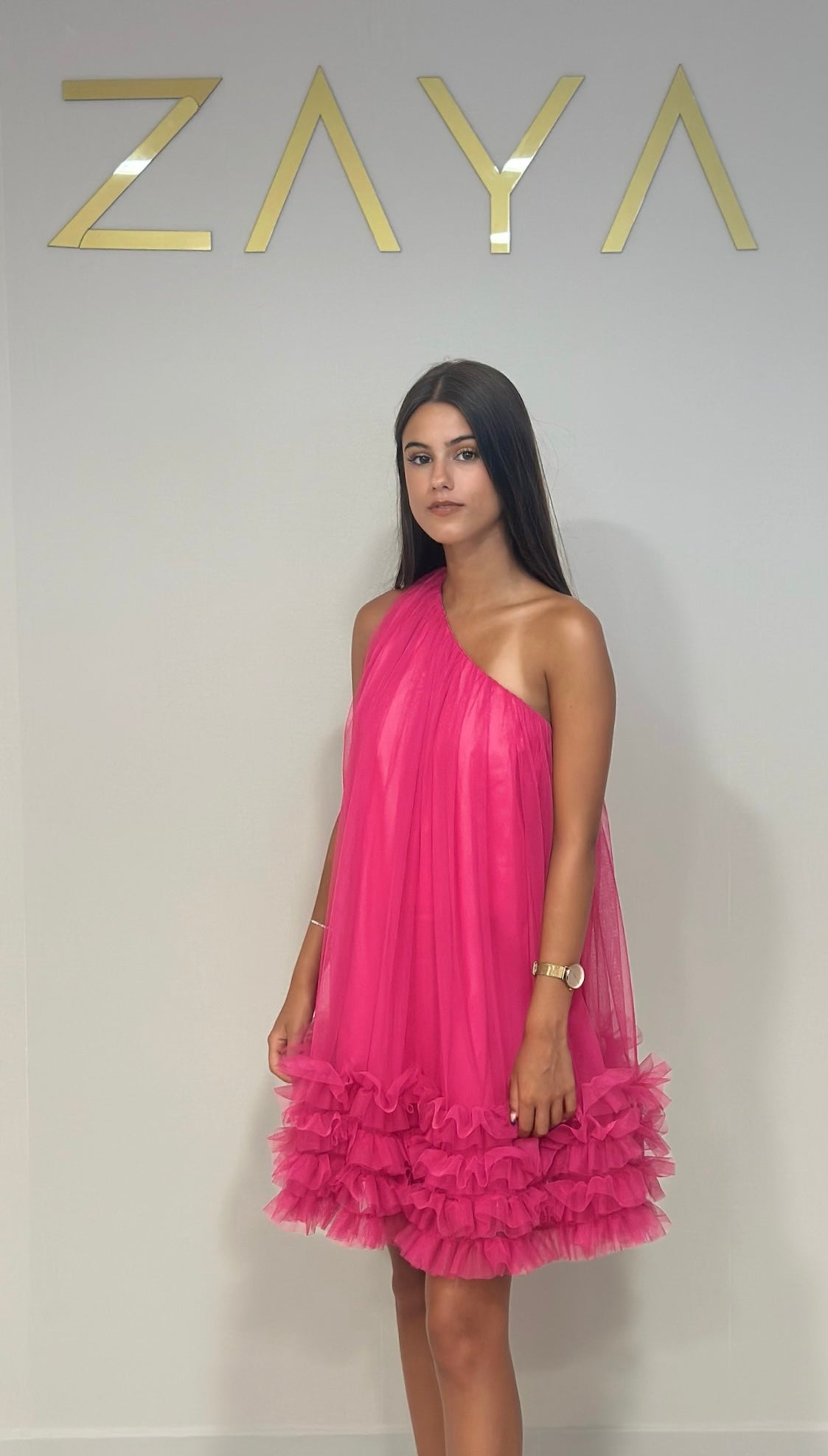 Lumina Tule Dress