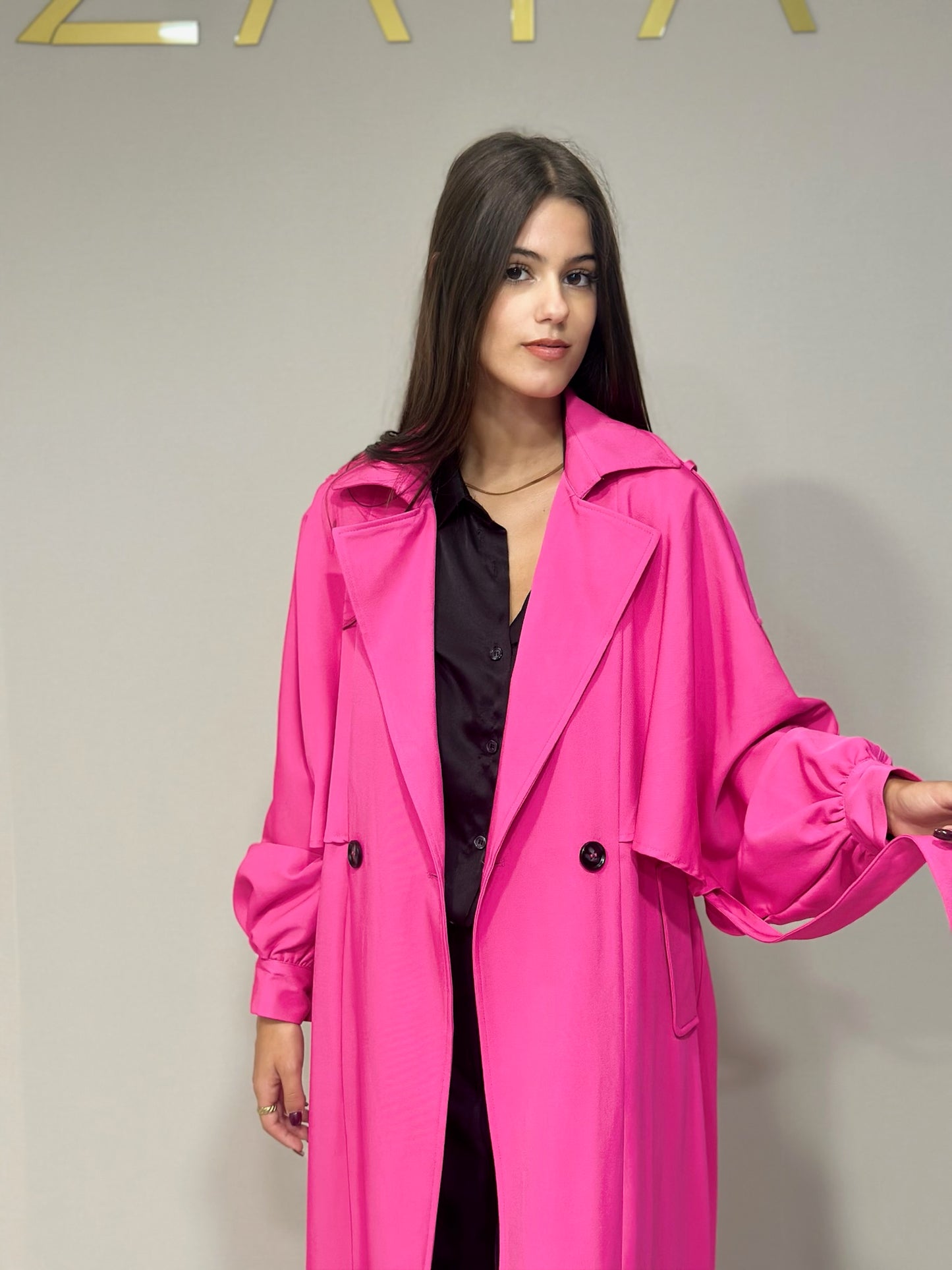 Gabardine Londres - Fuxia