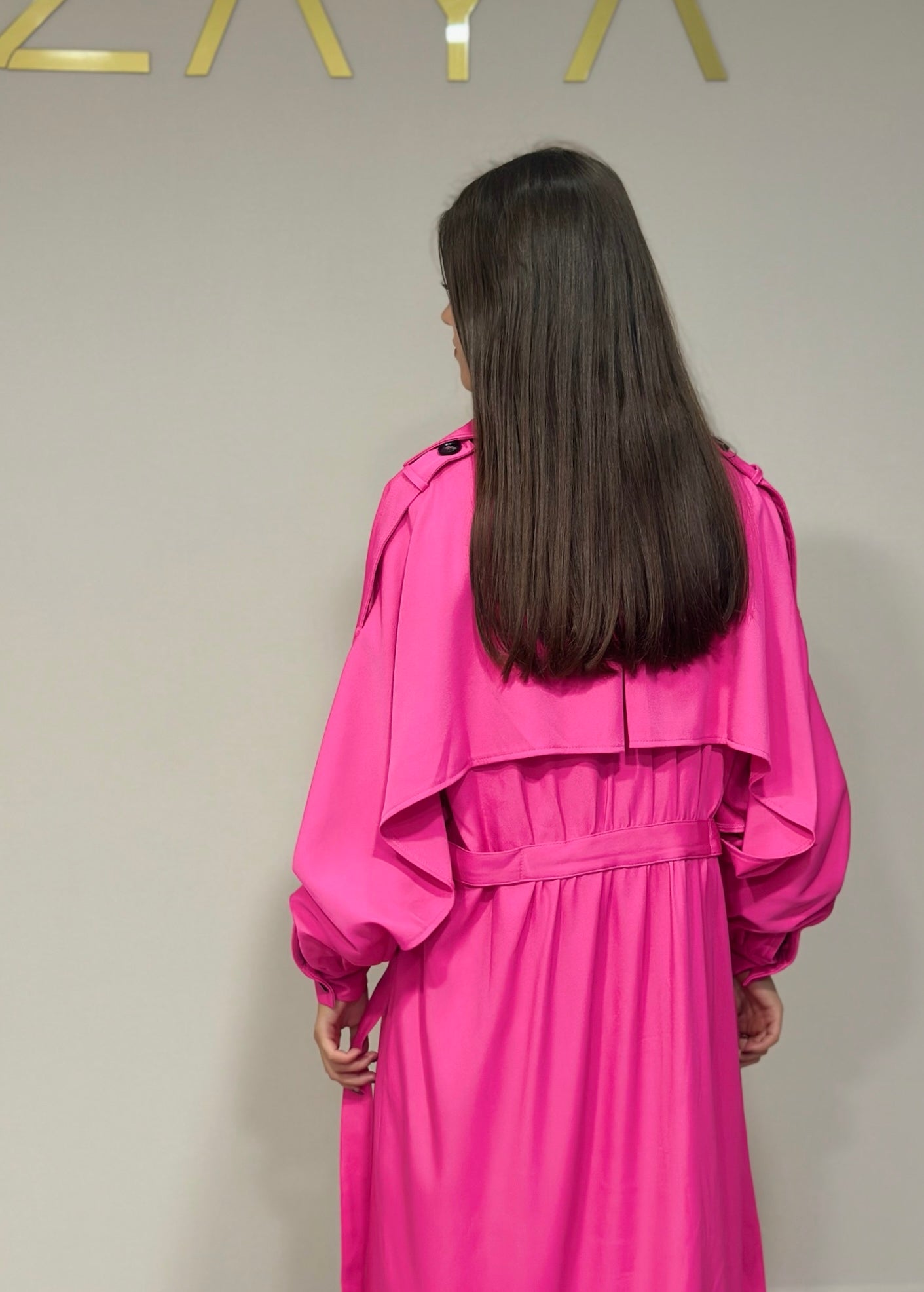 Gabardine Londres - Fuxia